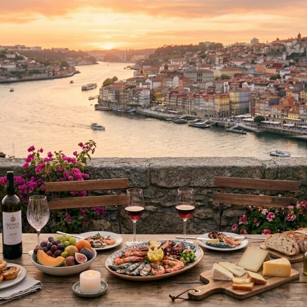 Comparatif coût de la vie Portugal France 2026 - terrasse Porto vs France