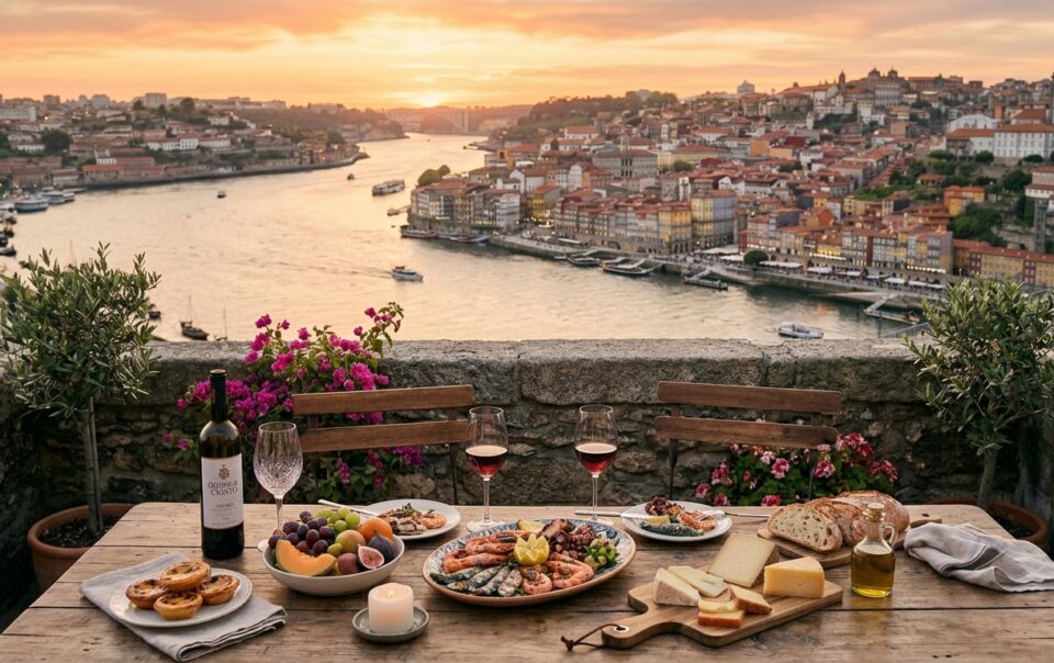 Comparatif coût de la vie Portugal France 2026 - terrasse Porto vs France