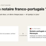 Faut-il un notaire franco-portugais pour une succession ?
